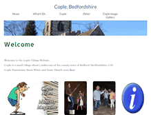 Tablet Screenshot of cople.org.uk